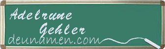 Adelrune Gehler Visitenkarte